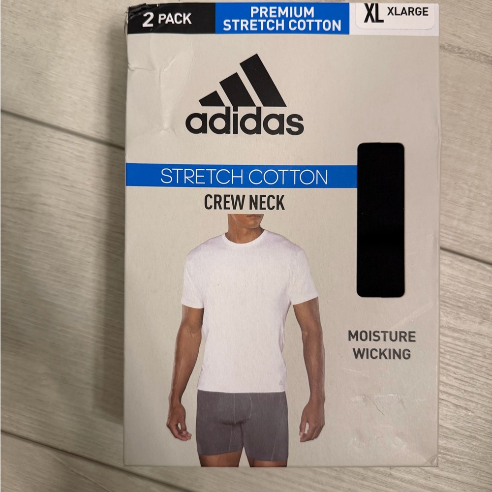 Adidas White Crew Neck T-Shirt Pack